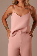 CONJUNTO ALFAIATARIA ROSA PÓ