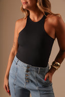 REGATA NADADOR COMPRIDA PRETA