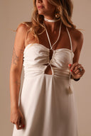 VESTIDO OFF WHITE AMARAÇÃO