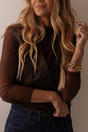Blusa Café Gola Tule - TYNA - foto 3