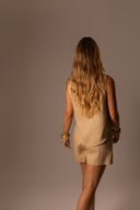 Blusa Linho Assimétrico Paçoca - TYNA - foto 6