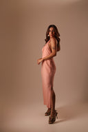 VESTIDO ROSE BLUSH LINHO