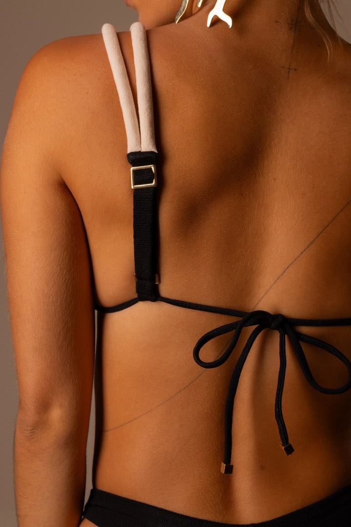 BIQUINI CORTININHA CORDA PRETO