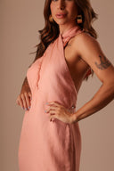 VESTIDO ROSE BLUSH LINHO