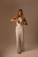 VESTIDO LONGO OFF WHITE