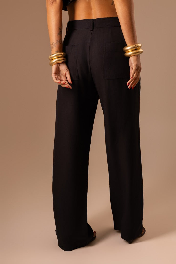 CALÇA ALFAIATARIA PATOU PRETA