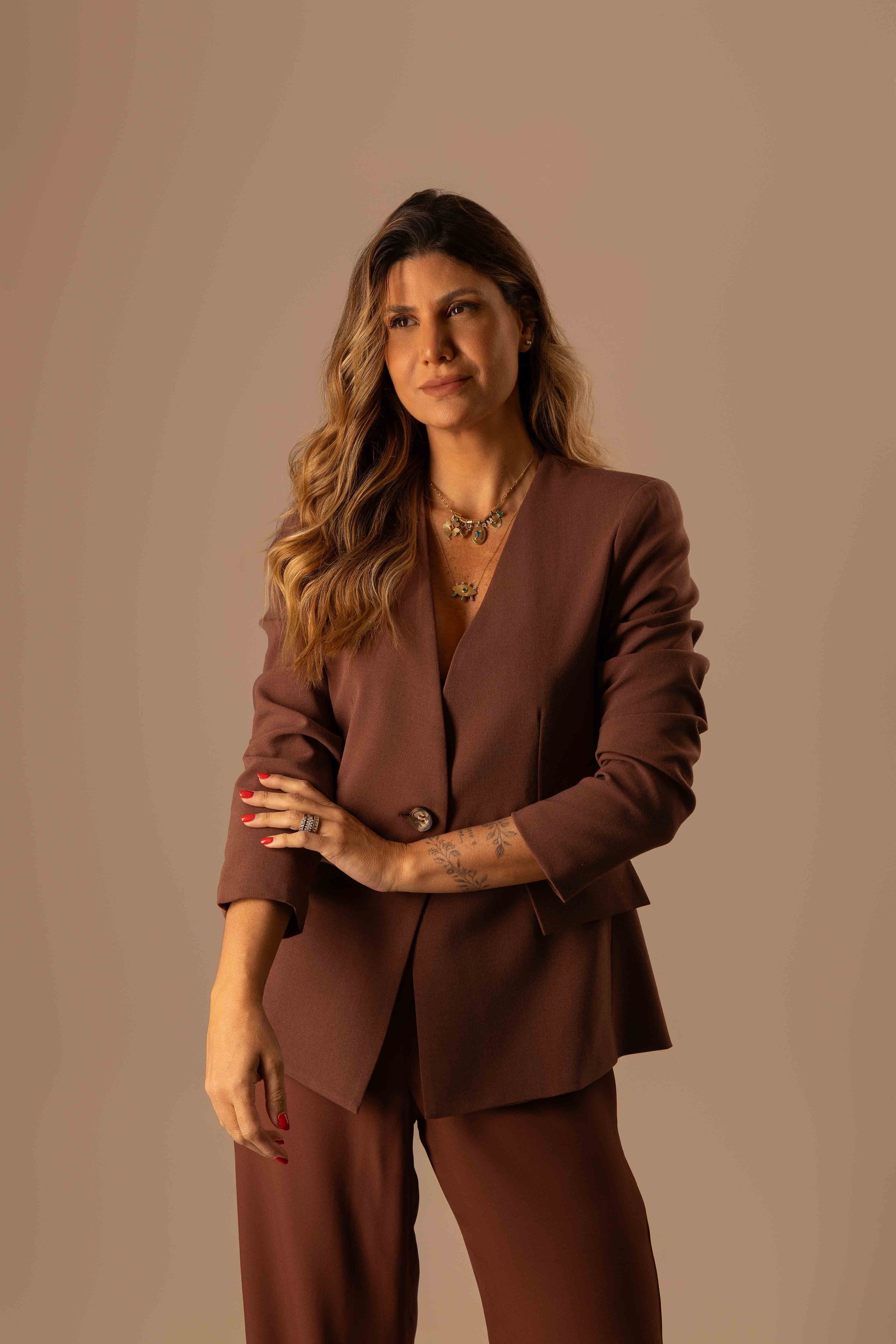 BLAZER SEM GOLA CHOCO