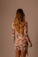 Vestido Tule Curto Paisley - TYNA - foto 5