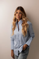 Camisa Florença Punho Azul Claro - TYNA - foto 1