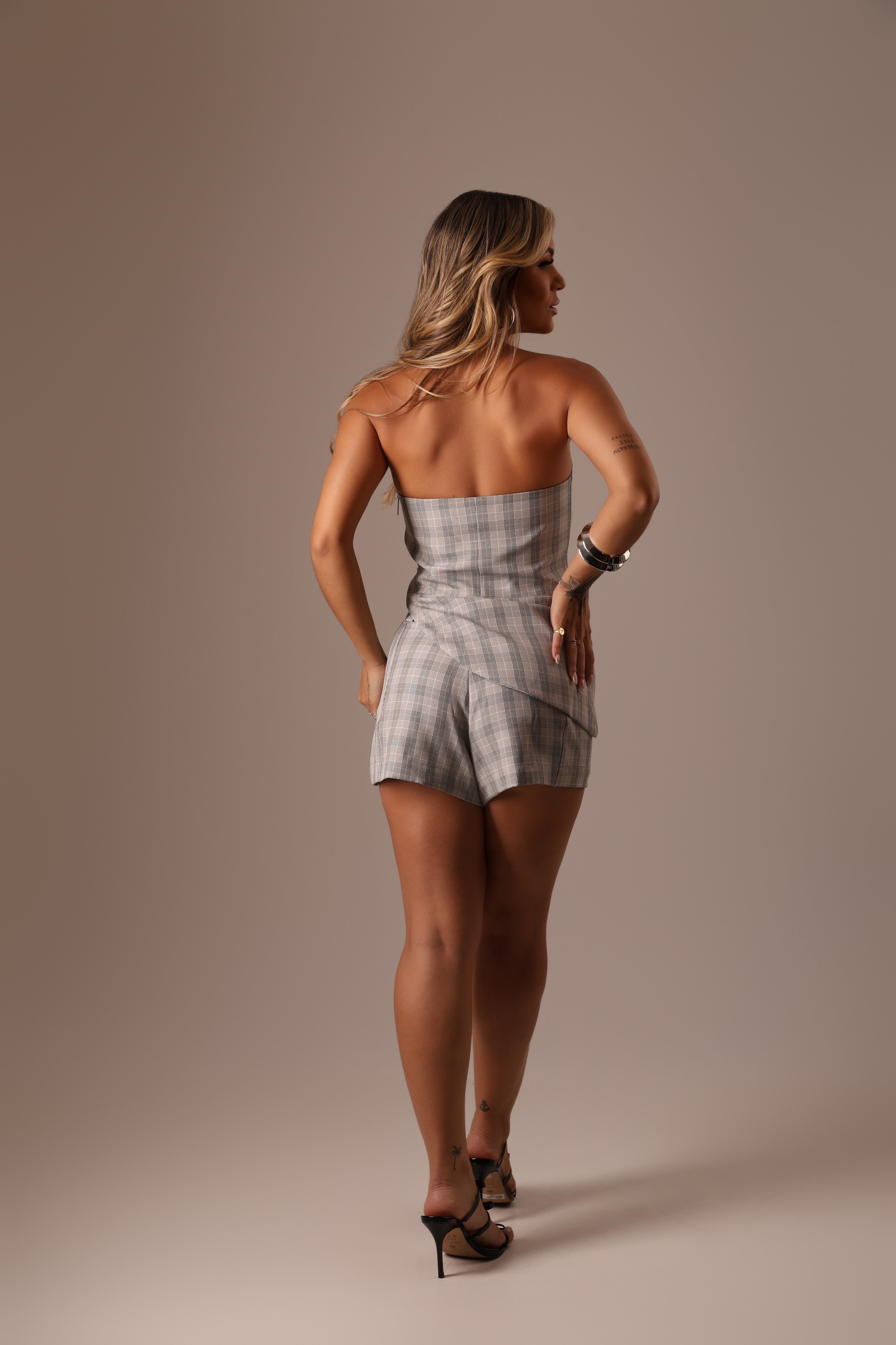 CONJUNTO ASSIMÉTRICO ALFAIATARIA XADREZ