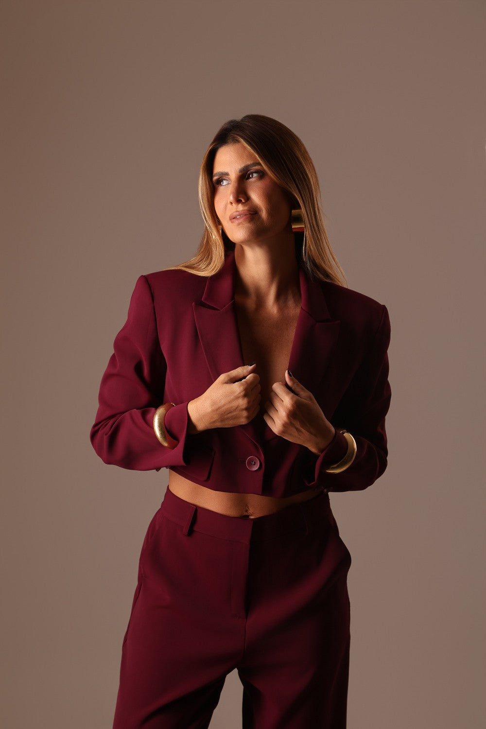 BLAZER ALFAIATARIA VINHO