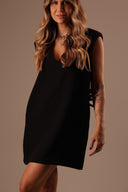 VESTIDO ALFAIATARIA PRETO