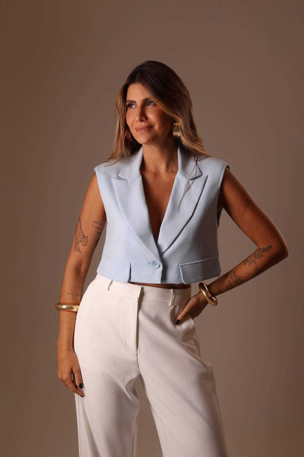 BLAZER COLETE AZUL SERENO