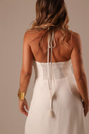 VESTIDO OFF WHITE AMARAÇÃO