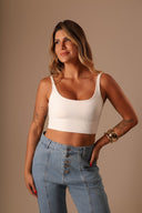 REGATA CURTA OFF WHITE