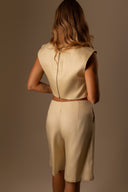 BERMUDA WIDE LEG MACADÂMIA