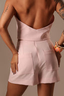 Conjunto Alfaiataria Rosa Short Saia com Colete - TYNA - foto 5