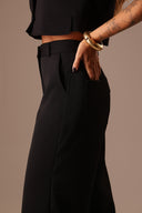 CALÇA ALFAIATARIA RETA PRETA