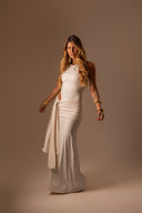 VESTIDO LONGO OFF WHITE