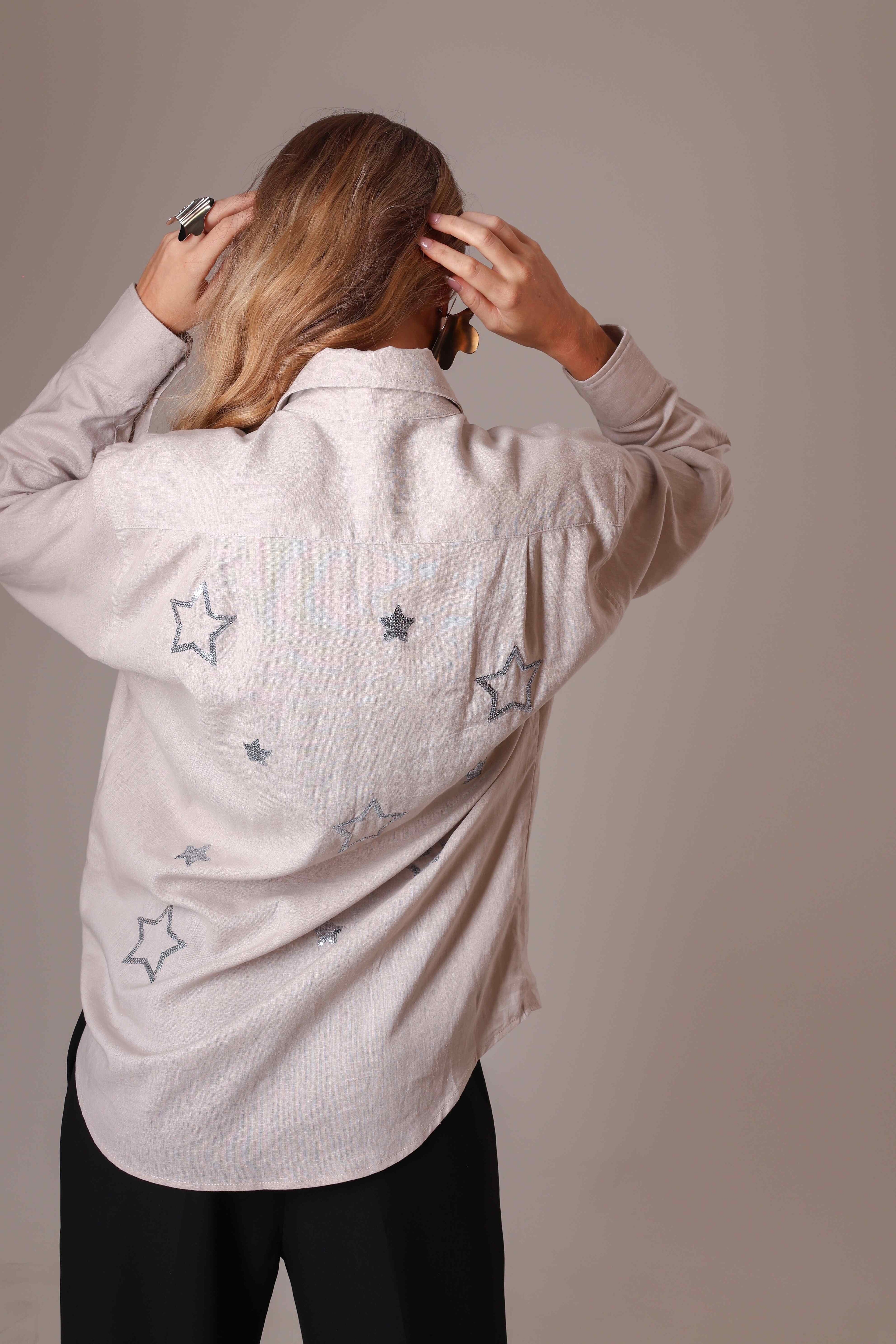 CAMISA STARS CINZA