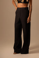 CALÇA RETA ALFAIATARIA PRETA