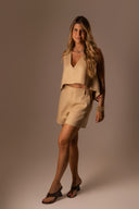 SHORT LINHO PURO PAÇOCA