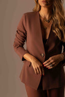 Blazer Sem Gola Choco - TYNA - foto 4
