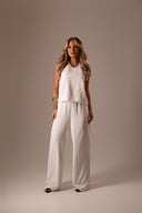 Conjunto Off White Crepe Patou - TYNA - foto 6