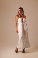 VESTIDO OFF WHITE AMARAÇÃO