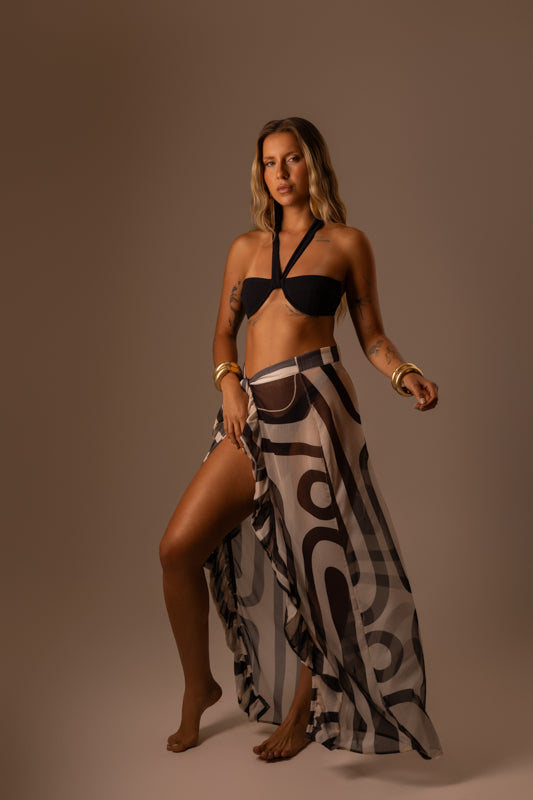 BIQUINI MEIA TAÇA PRETO ALÇA REMOVÍVEL