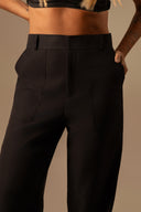 CALÇA RETA ALFAIATARIA PRETA