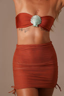 SAIA TULE DRAPEADA TERRACOTA