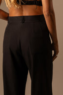 CALÇA RETA ALFAIATARIA PRETA