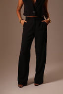 CALÇA ALFAIATARIA RETA PRETA