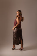 Blusa Decote U Cor Marrom Mascavo - TYNA - foto 9