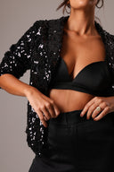 Blazer Paetês Preto - TYNA - foto 4