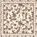 LENÇO ESTAMPA PAISLEY 43 x 43