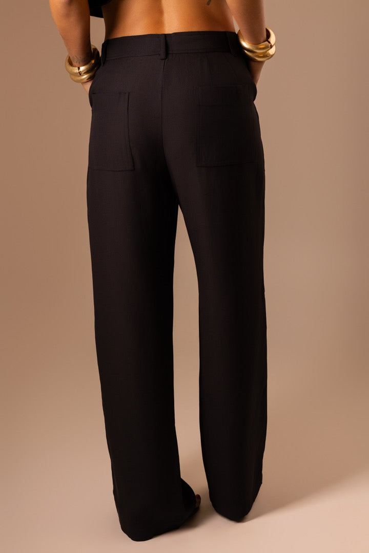 CALÇA ALFAIATARIA PATOU PRETA