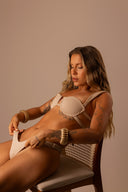 Biquini Meia Taça Canelado Creme - Biquíni - TYNA - foto 8
