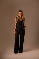 CALÇA ALFAIATARIA PATOU PRETA