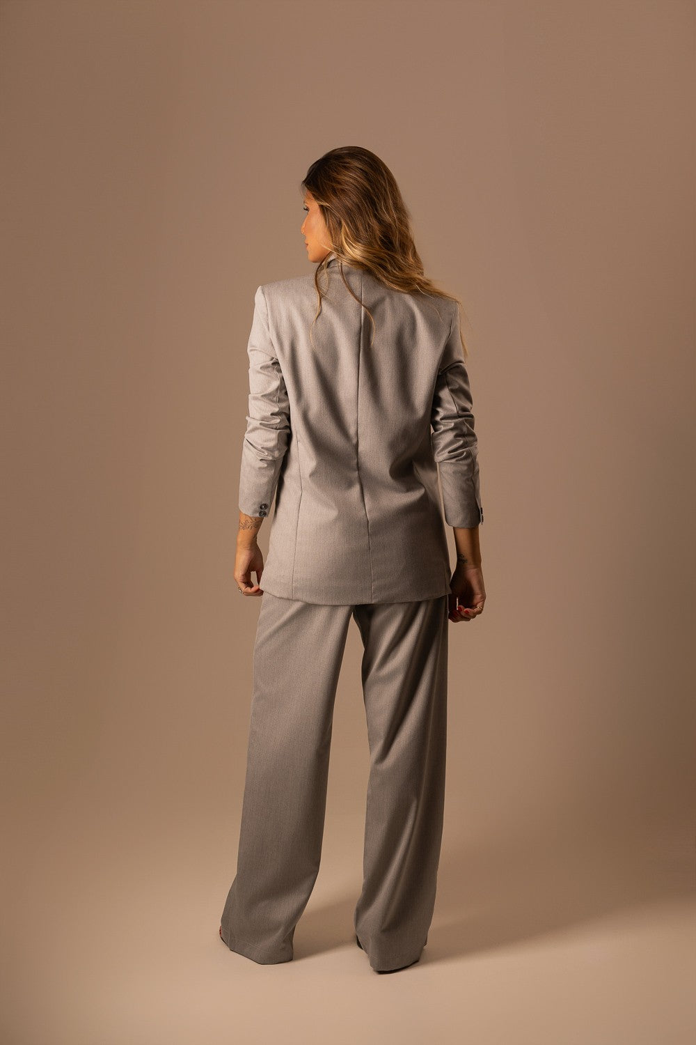 BLAZER ALFAIATARIA CINZA