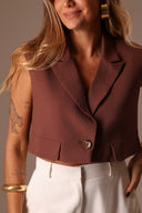 BLAZER COLETE CHOCO