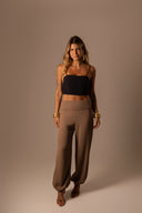 CALÇA PALA MARROM PATOU