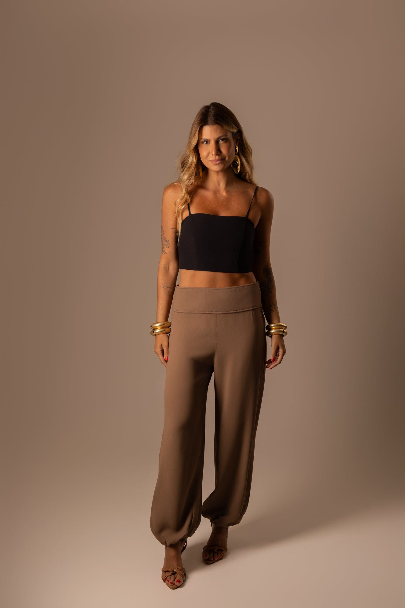 CALÇA PALA MARROM PATOU