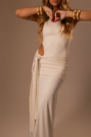 VESTIDO LONGO OFF WHITE