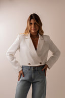 BLAZER AMALFI CURTO TRANSPASSADO OFF