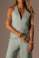 MACACÃO PISTACHE LINHO PURO