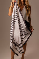 LENÇO ESTAMPA GEOMÉTRICO 90 X 90