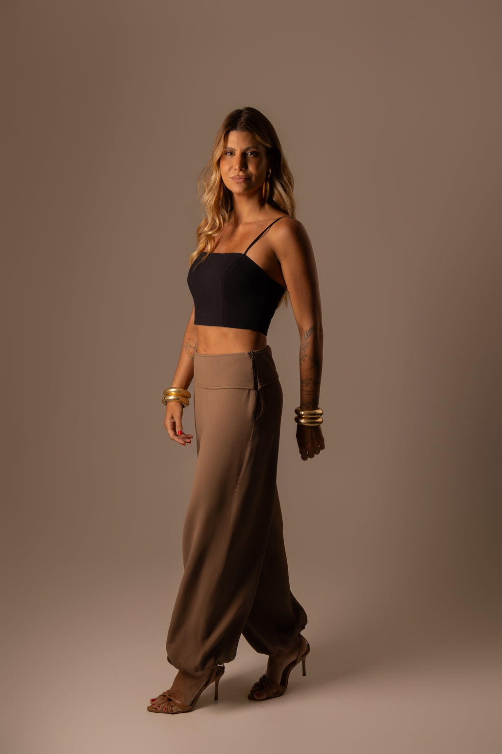 CALÇA PALA MARROM PATOU