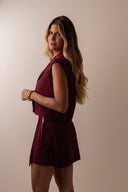Short Saia Burgundy - TYNA - foto 6